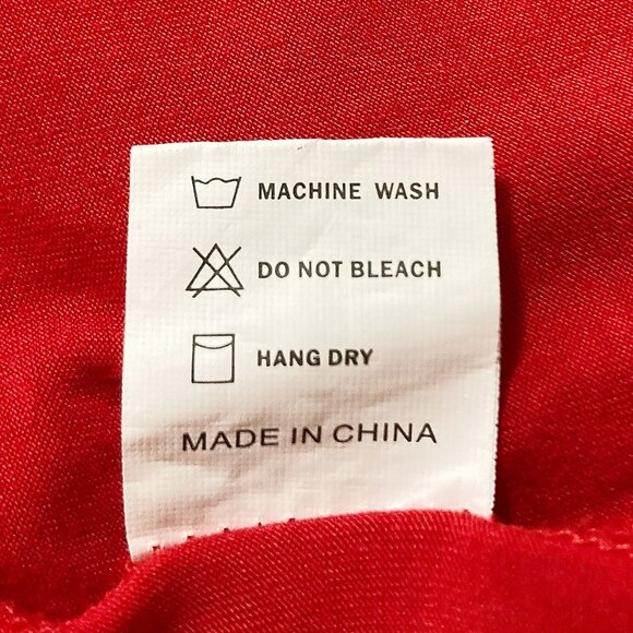 PAPA VANCOUVER Red v-neck short-sleeve top ~ Stretchy LARGE XL 1X shirt - Picture 14 of 15